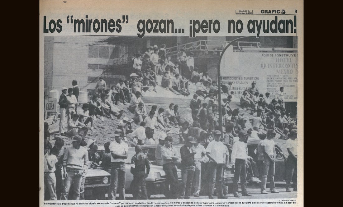 Los que en lugar de ayudar, van a tomarse la foto