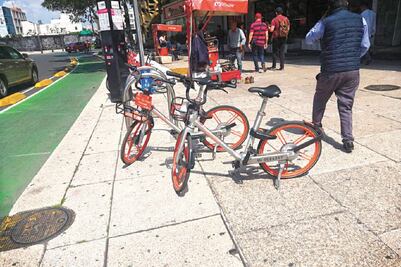 Semovi reasigna 2 mil 400 espacios que quitó a Mobike