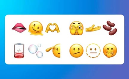 La boca que se muerde los labios, uno de los nuevos emojis para iOS 15.4