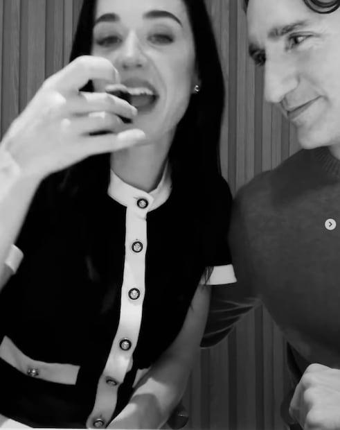 Katy Perry y Justin Trudeau se muestran juntos por primera vez en redes.