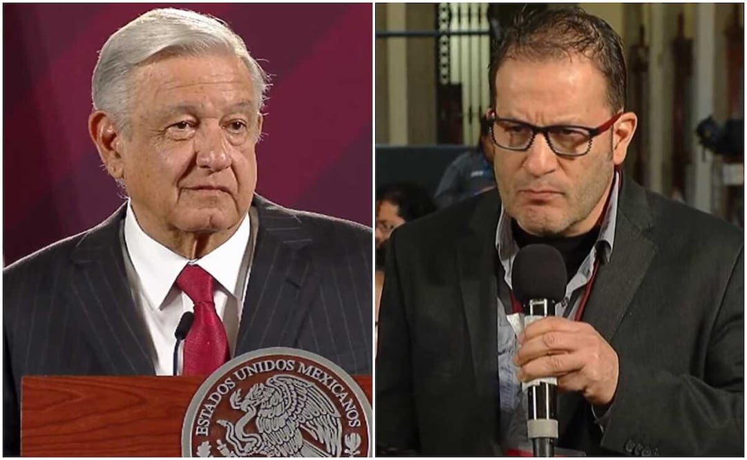 El presidente Andrés Manuel López Obrador tuvo un encontronazo con el periodista Ernesto Ledesma, de Rompeviento TV. Foto: captura de pantalla