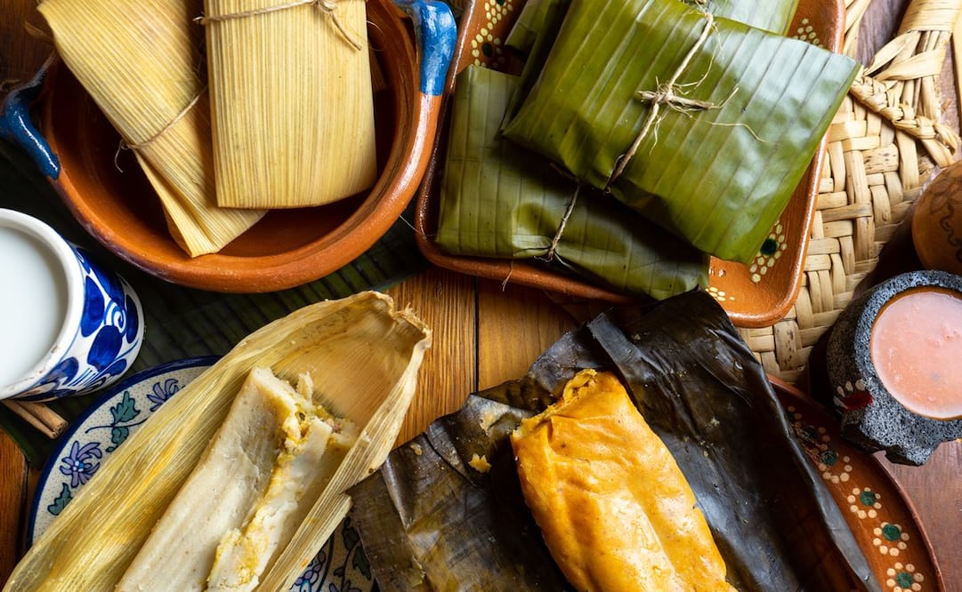 Gran variedad de tamales y atoles. Foto: istock