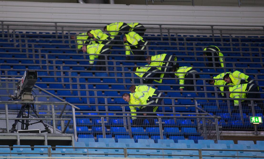 El encuentro se suspendió a última hora por "indicios concretos" de que se iba a producir un ataque con "explosivos", según la policía de Hannover (AP)