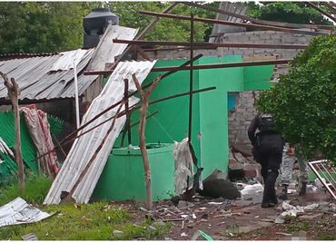 Michoacán: Explota taller clandestino de "Los Viagras" utilizado para fabricar explosivos; 6 hombres murieron