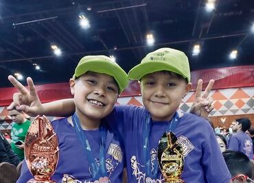 Niños triunfan en concurso de aritmética