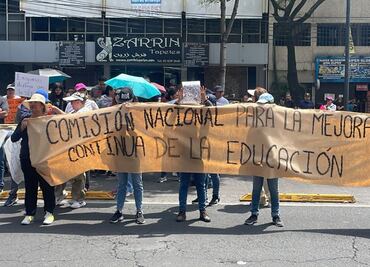 Trabajadores de Mejoredu aseguran que seguirán manifestándose; esperan mesa de negociación con la SEP