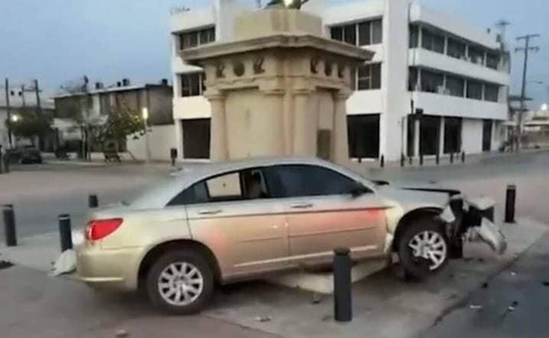 Influencers captan en un en vivo choque en Tamaulipas