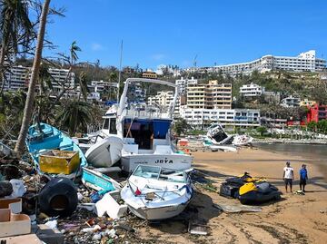 Sube a 39 la cifra de muertos por huracán "Otis" en Guerrero