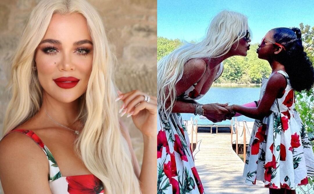 Khloé Kardashian y su hija True Thompson. Foto: Instagram.