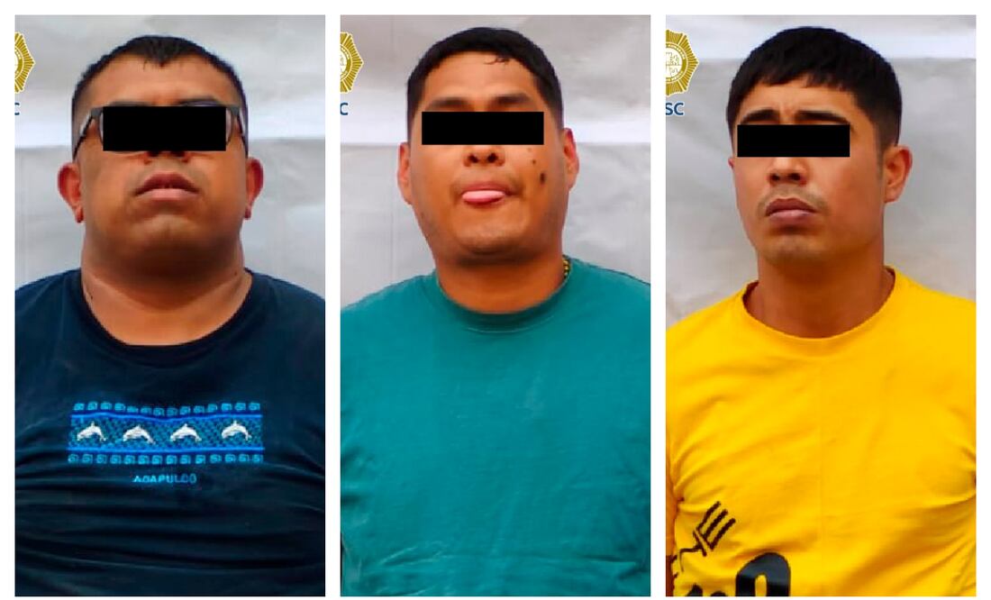 Detienen a tres integrantes de La Unión Tepito; vendían droga y comercializaban documentos falsos. Foto: Especial