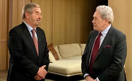 Juan Ramón de la Fuente se reune con ministro de Nueva Zelandia; tratan iniciativa francomexicana