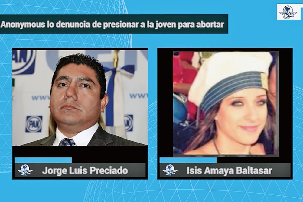 La joven, identificada como Ísis Amaya Baltazar, es 20 años menor que el candidato de Acción Nacional al gobierno del estado (ARCHIVO EL UNIVERSAL)