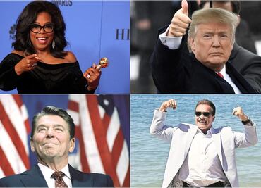 Entérate. De Reagan a Trump, los famosos convertidos a políticos