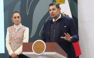 Armenta dice que Puebla ha disminuido su incidencia delictiva; agradece inversiones en la entidad y apoyo tras inundaciones