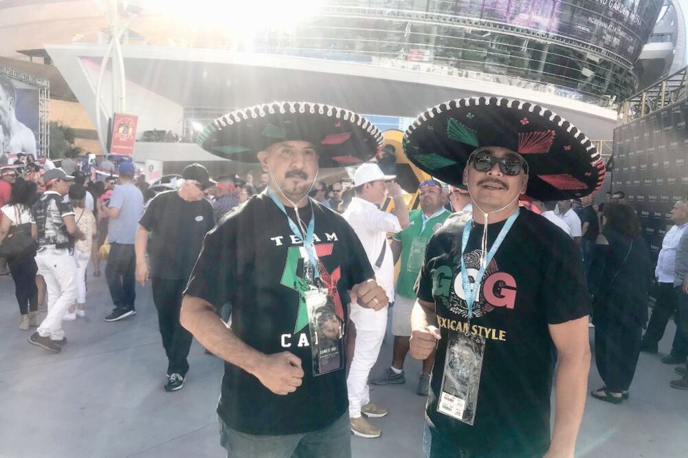 Cris Almeida (izq. ) se decanta por el Canelo, Rafael, por GGG. Foto: ARIEL VELÁZQUEZ. EL UNIVERSAL