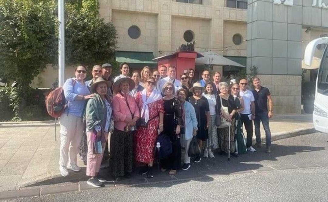 El grupo de mexicanos se dirigió hacia el refugio del aeropuerto de Tel Aviv en Israel, para salvaguardar sus vidas. Foto: Especial