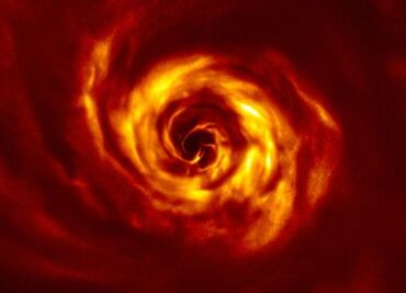 La espectacular imagen del "nacimiento" de un planeta