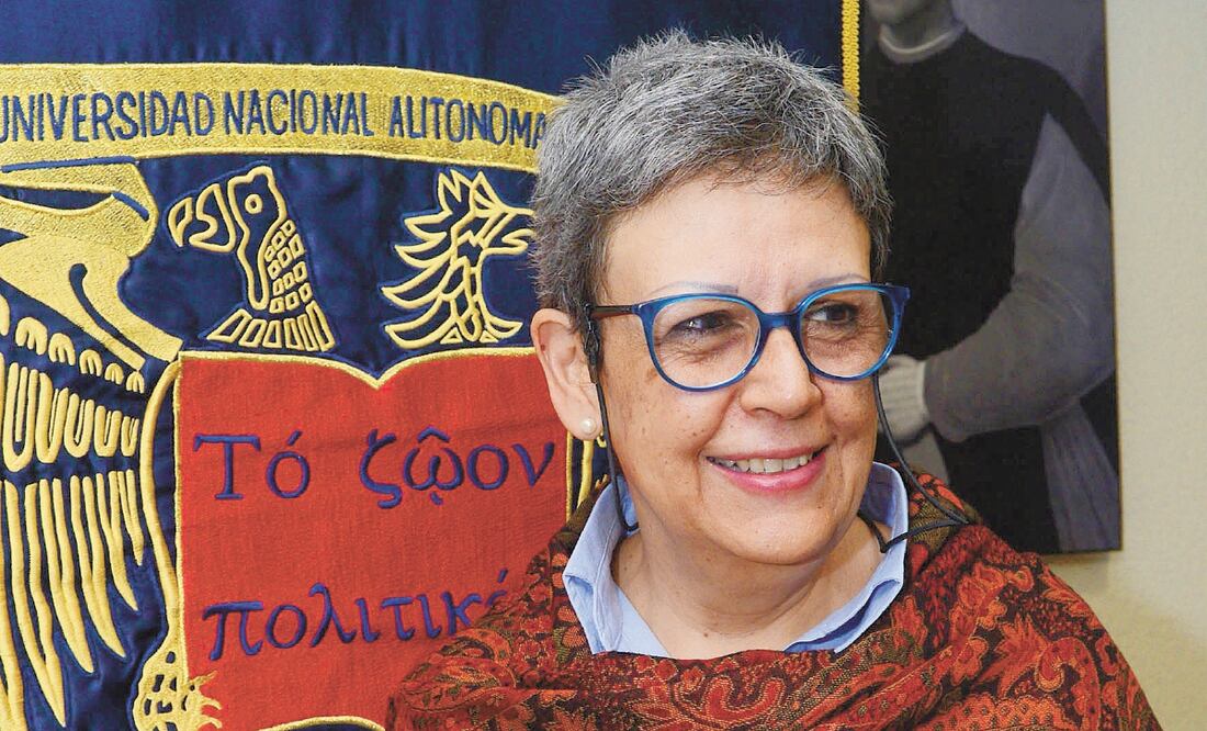 Angélica Cuéllar, directora de la Facultad de Ciencias Políticas y Sociales, destaca que tuvo una reunión espléndida y habló del futuro de la UNAM. ARCHIVO EL UNIVERSAL