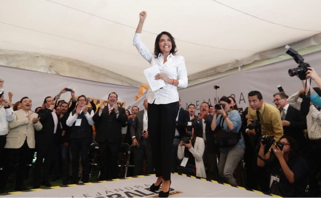 La ex presidenta nacional del PRD aseguró que de llegar al gobierno va a combatir la corrupción "sin dedicatoria" (Foto: Luis Cortés / EL UNIVERSAL)