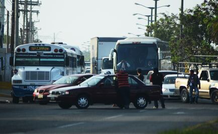 Paran labores en transporte público de Veracruz