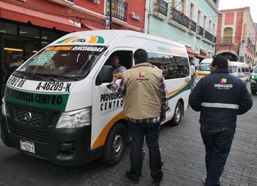 Desabasto de combustible pega a transporte público en Hidalgo