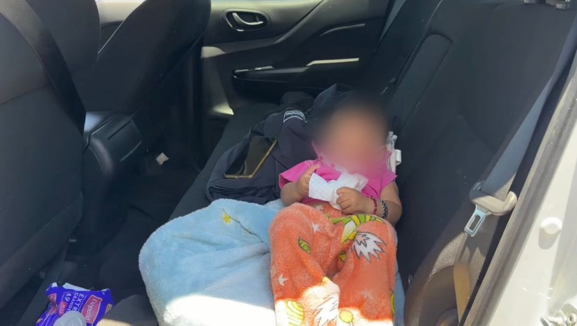 Bebe es abandonado en taxi de aplicación en Ecatepec. Fotos: Especiales.