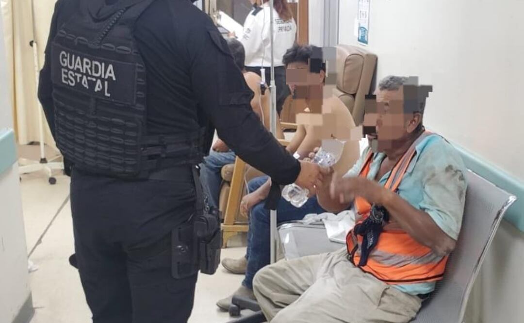 Guardia Estatal rescata a hombre secuestrado y atado en vivienda abandonada de Reynosa. Foto: Especial