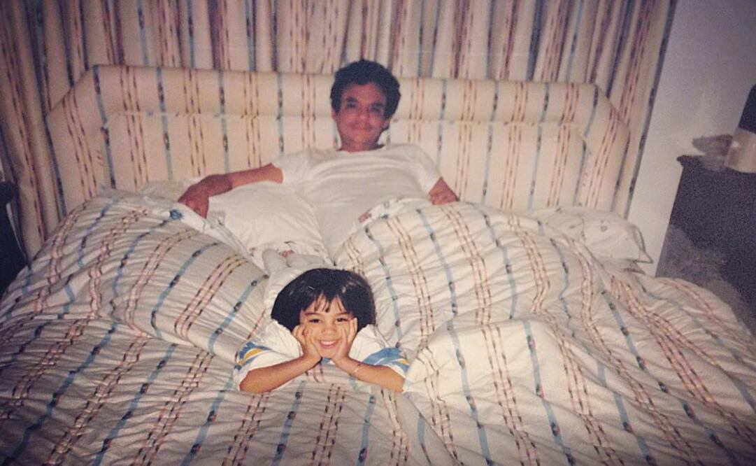 Marysol Sosa, hija de José José, publicó una fotografía de cuando era niña donde aparece con Luis Miguel. Foto: Instagram / Marysol Sosa
