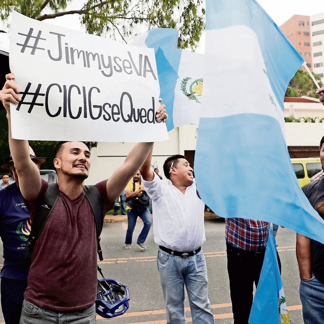 Enojo. El enfrentamiento del gobierno guatemalteco con la Cicig ha desatado diversas protestas en el país. Foto: ARCHIVO. REUTERS