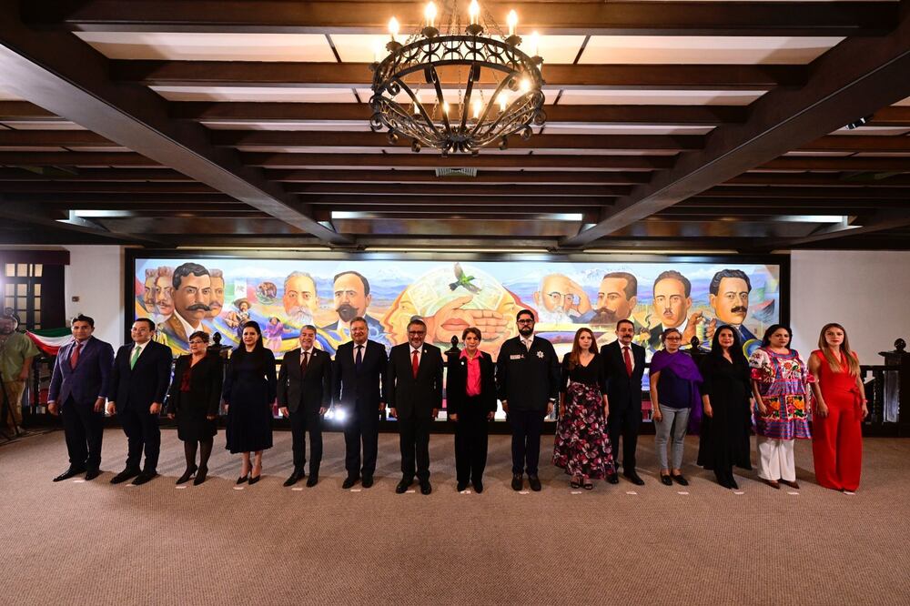 Gabinete Delfina Gómez. Foto: Especial