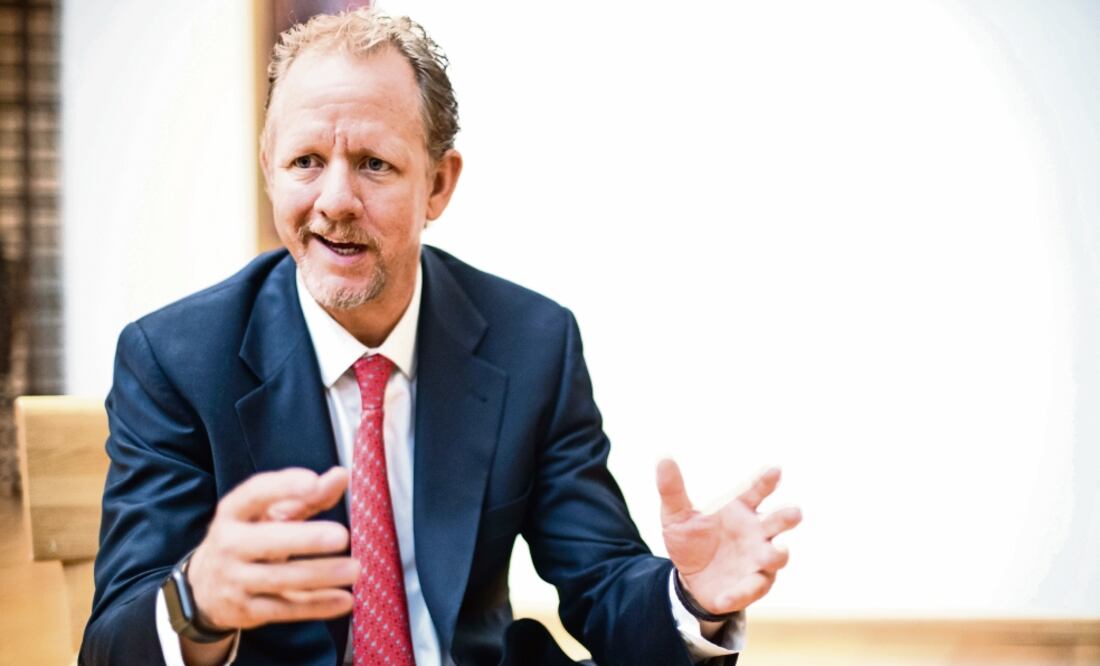 Jens Grimm, Presidente del Consejo de Administración de Estafeta (GERMÁN ESPINOSA. EL UNIVERSAL)