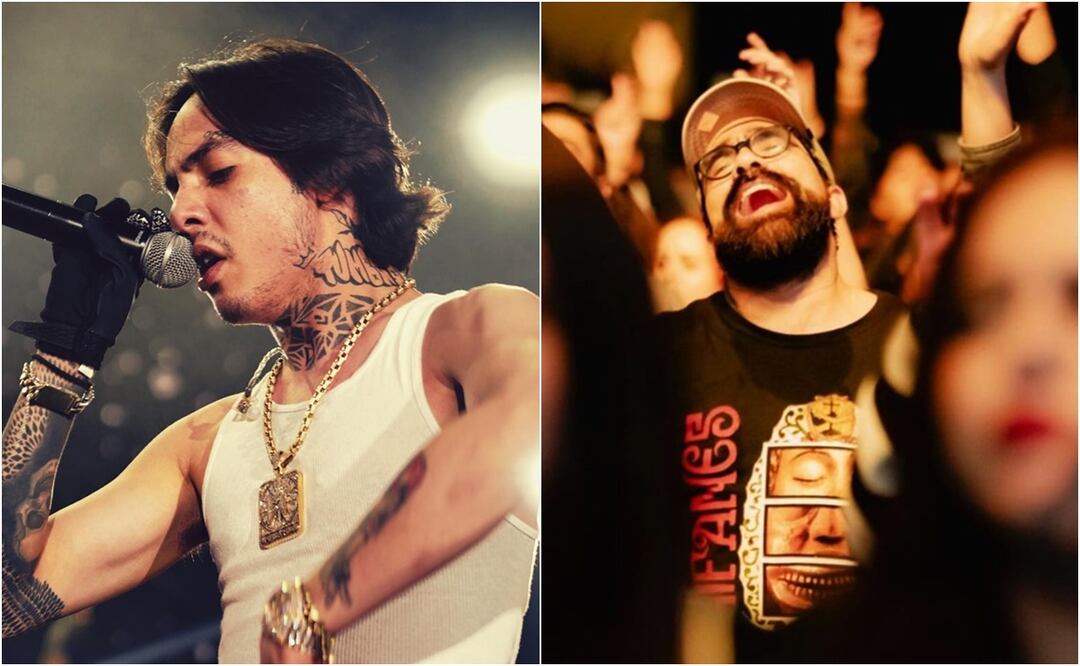 Natanael Cano y Caifanes se presentarán en el Estadio GNP Seguros en agosto.
Fotos: Instagram