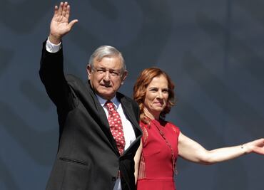 AMLO y Beatriz Gutiérrez viajan a su rancho en Palenque, Chiapas
