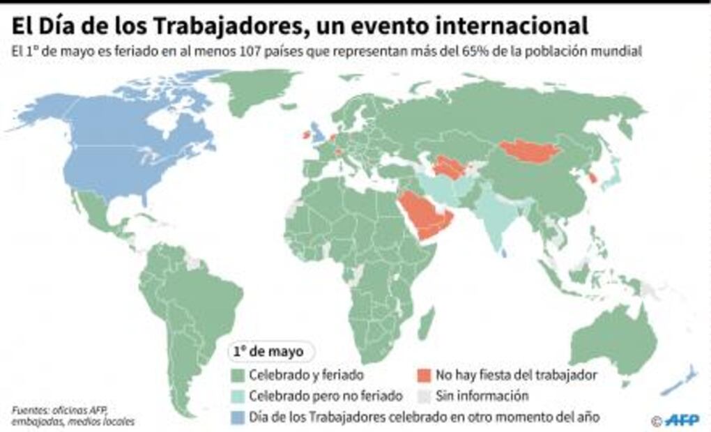 Día del Trabajo. Disturbios en la manifestación en París del Primero de Mayo
