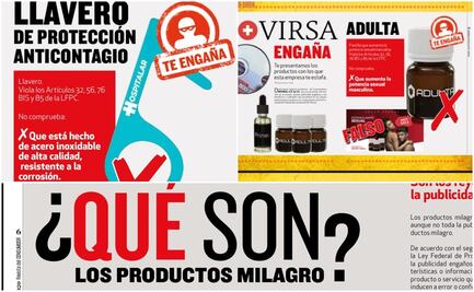 Profeco alerta de 23 "productos milagro" que engañan al consumidor, incluyen un llavero anticovid