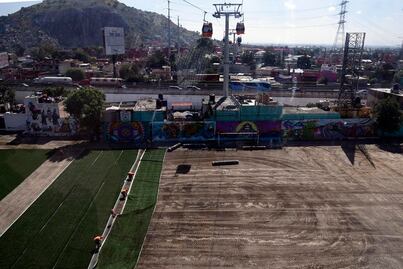 Rechaza Edomex retiro de pasto en canchas en trayecto de Mexicable
