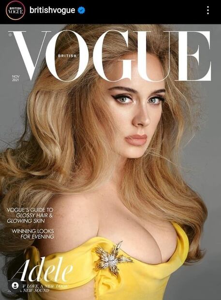 Detalles de los outfits de lujo con los que Adele posó para Vogue