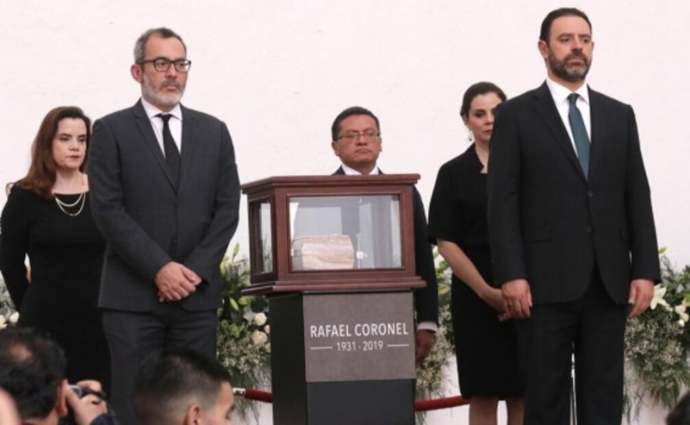Rinden homenaje al pintor Rafael Coronel en Zacatecas