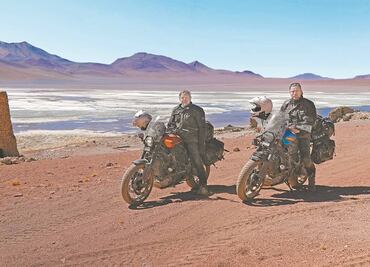 A bordo de su moto, Ewan McGregor muestra la otra cara de Latinoamérica