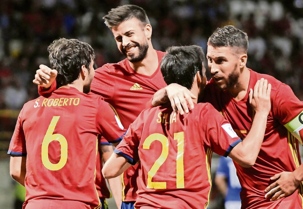 EFE. Jugadores de la Selección de España