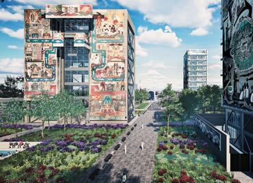 Así es el diseño de los espacios para lo que fue el Centro SCOP