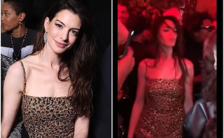 ¿Ya lo viste? Filtran video de Anne Hathaway bailando en el after y las redes estallan