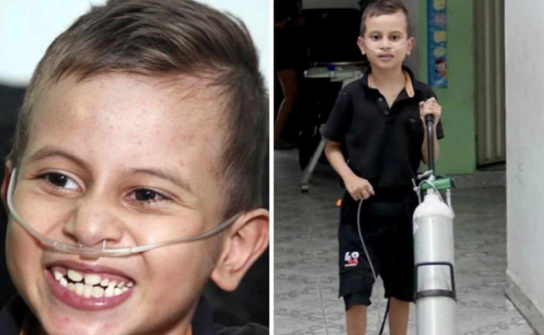 Lucas Murillo, el niño con una cardiopatía que pidió la ayuda del presidente colombiano, Abelardo de la Espriella. (31/08/26) Foto: El Tiempo