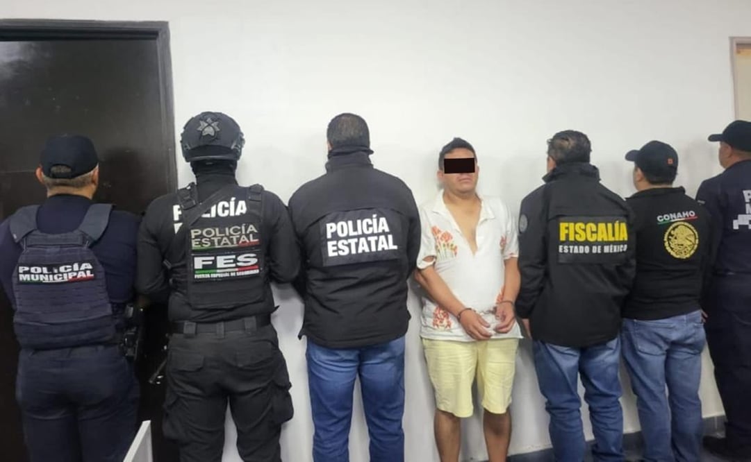 El “Mosco” y cuatro presuntos extorsionadores, responsable de mandar a cobrar piso y asesinar a comerciantes que se negaban a pagar el dinero que les exigían fueron detenidos en operativo. Foto: Especial.