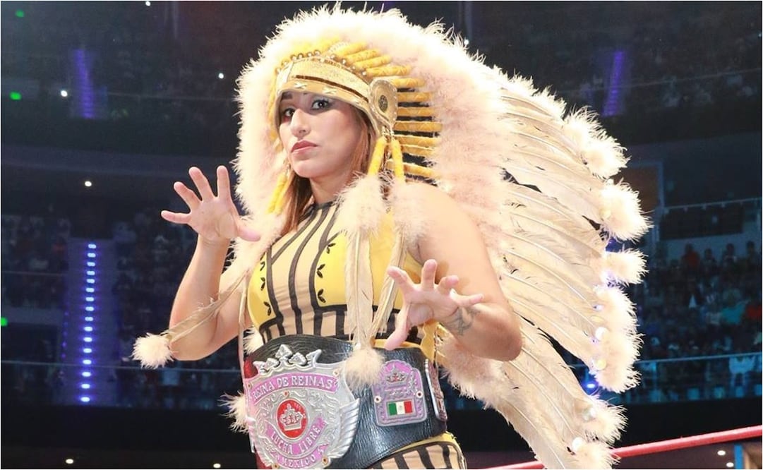 FOTO: ESPECIAL - Faby Apache, estrella de la lucha libre mexicana revela que ha sido víctima de acoso por parte de aficionados