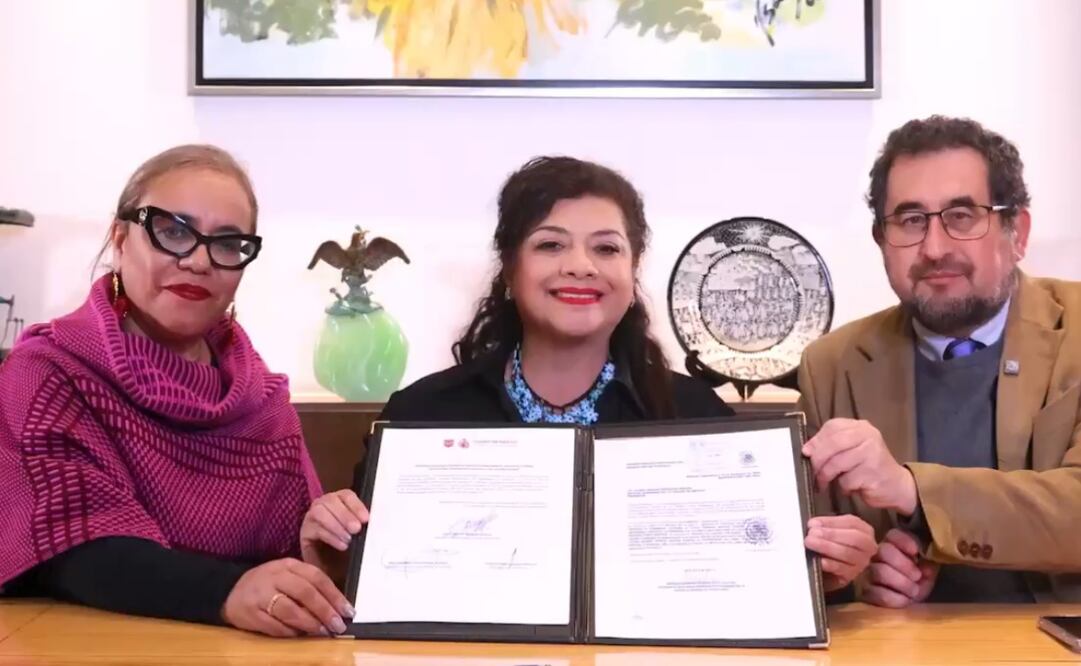 Clara Brugada firma decreto para endurecer penas contra la extorsión en CDMX; "población de la capital “pueda sentirse más segura" expresó. Foto tomada de video