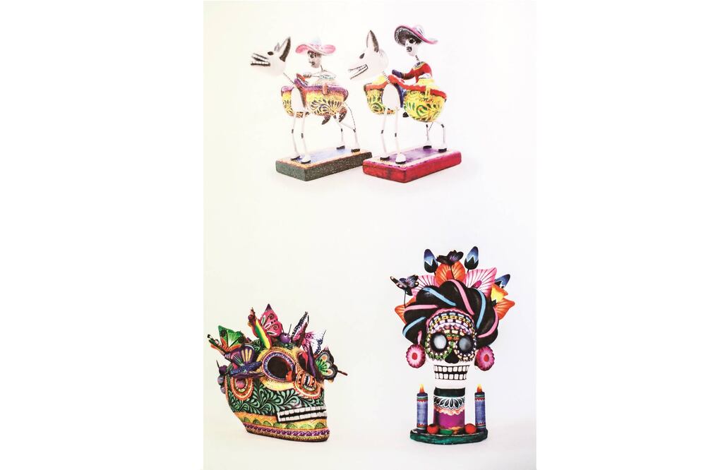 Piezas de cartonería, una de las ramas artesanales más significativas del país (TOMADO DE CÁTALOGO DE ARTESANÍA MEXICANA)