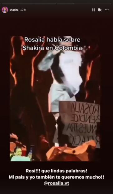 Esta es la revelación que hizo Rosalía sobre Shakira y así reaccionó la colombiana