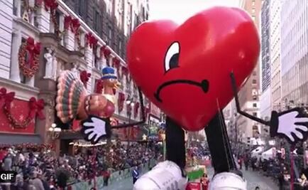 Corazón de Bad Bunny engalana el desfile del Día de Acción en Nueva York
