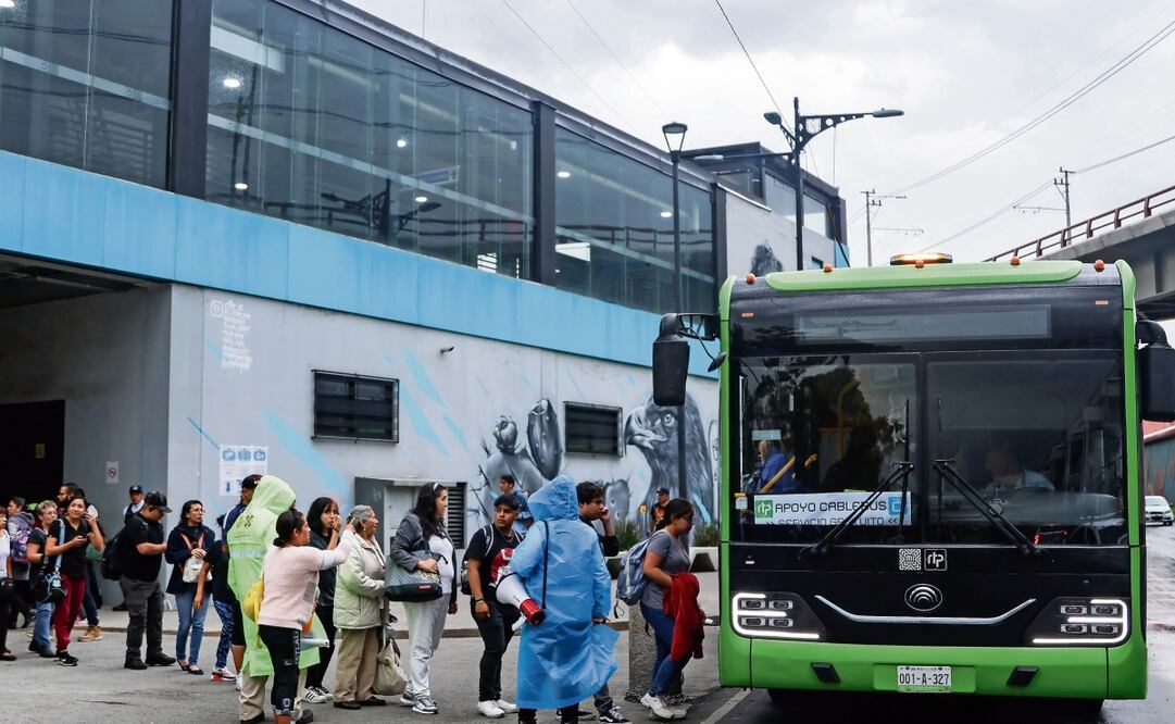 Usuarios del Cablebús contarán con el servicio gratuito de 25 unidades de RTP para cubrir el trayecto de Constitución de 1917 a Xalpa. Foto: Hugo Salvador EL UNIVERSAL